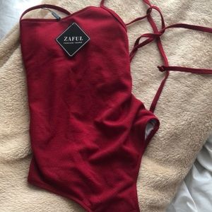 One piece bathing suit